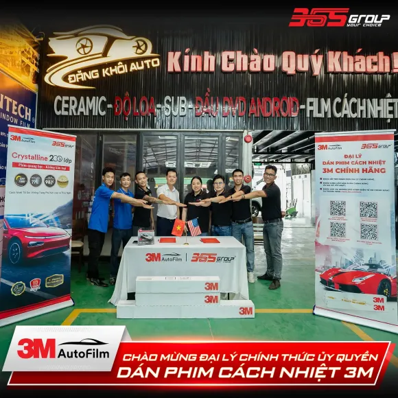Đăng Khôi Auto Chính Thức Trở Thành Đại Lý Thi Công Phim Cách Nhiệt 3M Chính Hãng – Nâng Tầm Trải Nghiệm Chăm Sóc Xe Chuyên Nghiệp